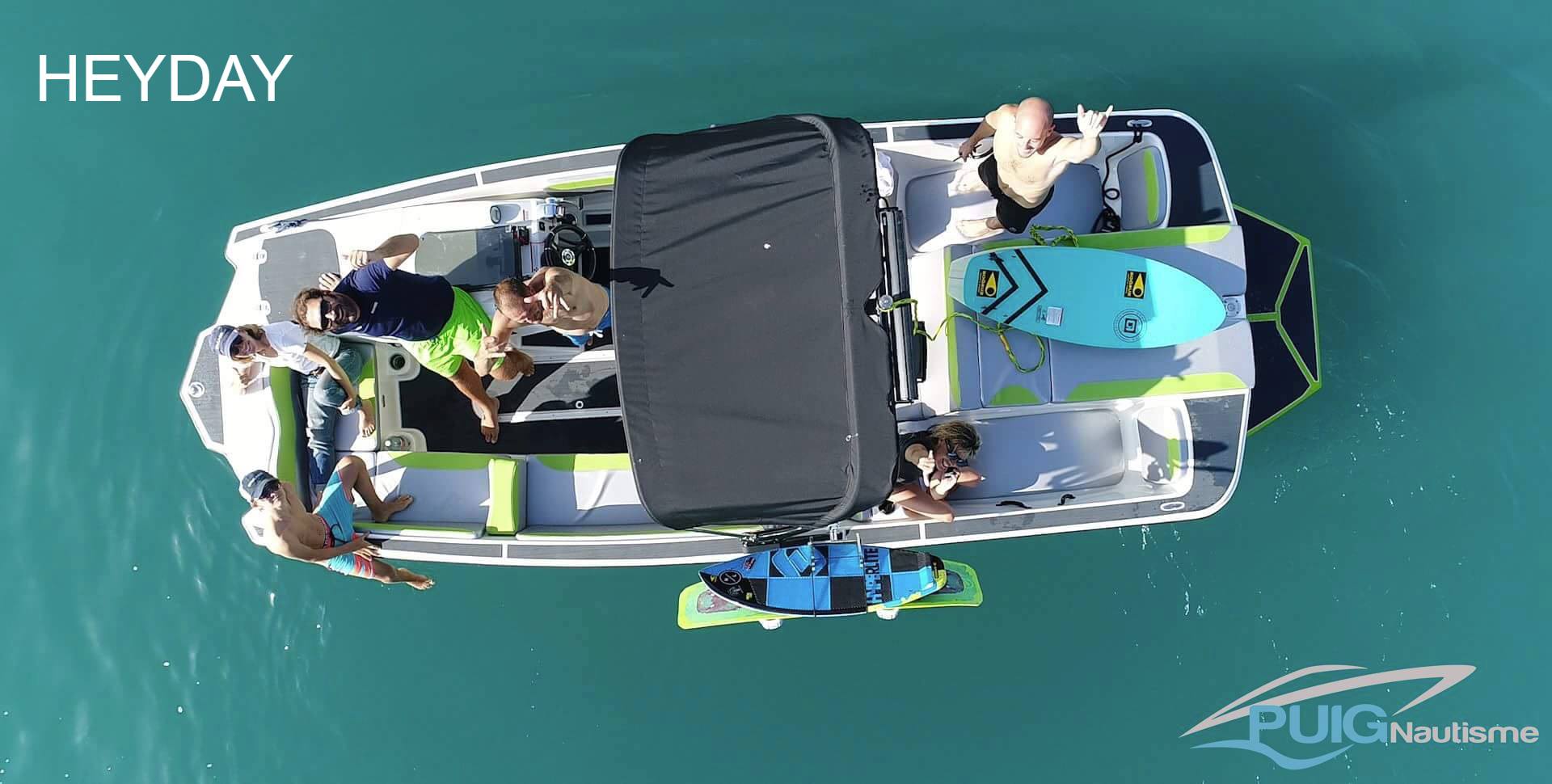 Test du nouveau wakeboat le Heyday WT2